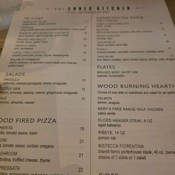 The Annex Kitchen - Menu - Pizza Near Me - Fresno, California