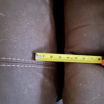 Conn's HomePlus - 4 inch gap were arm is separating from sofa - Furniture Stores Near Me - Houston, Texas Conn's HomePlus - 4 inch gap were arm is separating from sofa - Furniture Stores Near Me - Houston, Texas