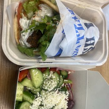 Nick the Greek - Falafel Pita Greek Salad - Greek Near Me - San Francisco, California