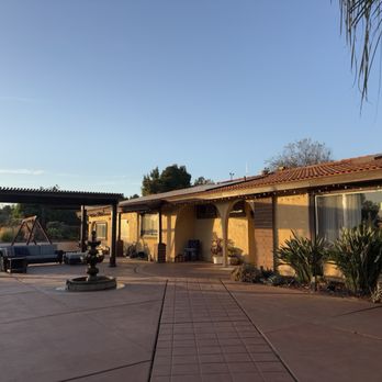Patio Dynamics - Front of house pergola with 60% shade - Patio Coverings Near Me Patio Dynamics - Front of house pergola with 60% shade - Patio Coverings Near Me