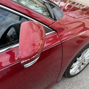 Supreme Collision - Mirror scratch - Body Shops Near Me - Naples, Florida