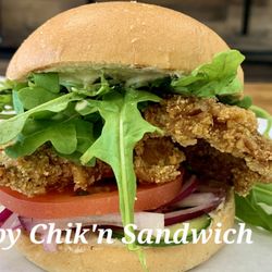 Crispy Oyster Mushroom Sandwich