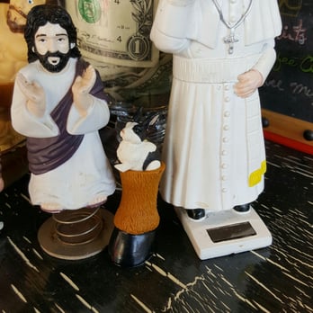Meshuggah Shack - The Padre with puppet, bunny and disciple want tips - Coffee & Tea Near Me - San Diego, California Meshuggah Shack - The Padre with puppet, bunny and disciple want tips - Coffee & Tea Near Me - San Diego, California