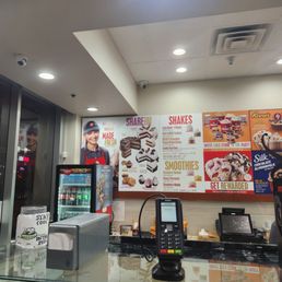 Menu and counter Menu and counter