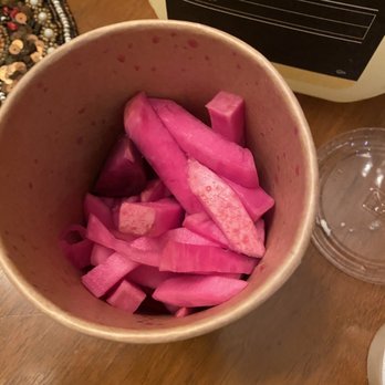 Cedar's Restaurant - The beets? Or I forget what these are besides delicious - Middle Eastern Near Me - Orlando, Florida