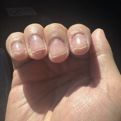 TD Nails & Spa - They don't have a simple clean look but rather a bumpy one