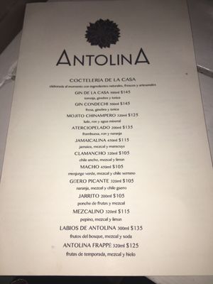 Menu photo 8 Antolina Ciudad de México, DIF Menu photo 8 Antolina Ciudad de México, DIF