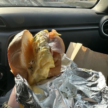 Teamoji - Ham egg and cheese sandwich - Bubble Tea Near Me - Columbus, Ohio