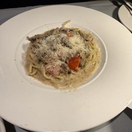 Rigatoni ala Massimo (substitute the pasta to linguine) Rigatoni ala Massimo (substitute the pasta to linguine)