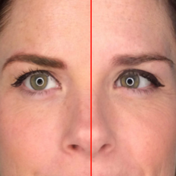 Blink608 - microblading After on Left Before on Right - Permanent Makeup Near Me - Middleton, Wisconsin