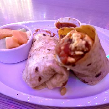 Main Street Cafe & Bakery - Chorizo breakfast burrito!! very tasty - Cafes Near Me - Ankeny, Iowa