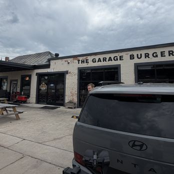 The Garage - Front of restaurant. - Burgers Near Me - Navasota, Texas The Garage - Front of restaurant. - Burgers Near Me - Navasota, Texas