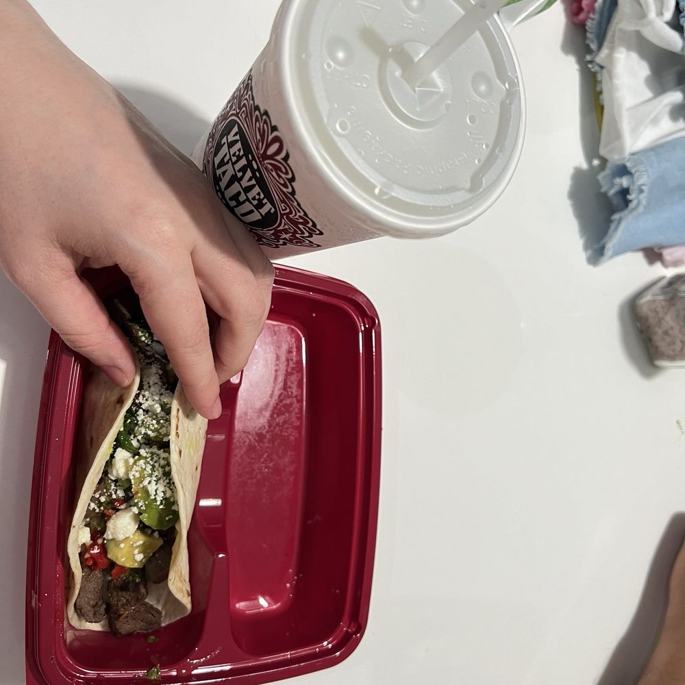Velvet Taco - #11.5 Chimichurri Steak and a soda - New American Near Me - Grapevine, Texas