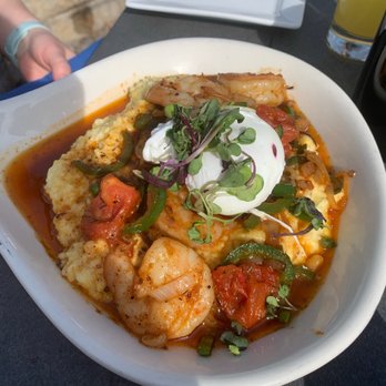 Caston & Main Brew Yard - Brunch Shrimp and Grits - New American Near Me - Akron, Ohio Caston & Main Brew Yard - Brunch Shrimp and Grits - New American Near Me - Akron, Ohio