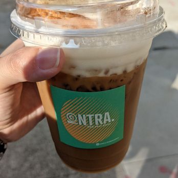 Contra Coffee & Tea - Honey pot - honey cinnamon oat milk latte. - Coffee & Tea Near Me - Orange, California