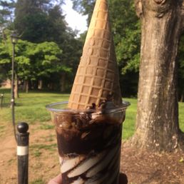 Choco nut + waffle cone