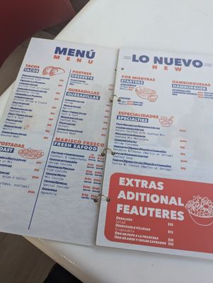 Menu photo 2 Los Claros Cabo San Lucas, BCS Menu photo 2 Los Claros Cabo San Lucas, BCS