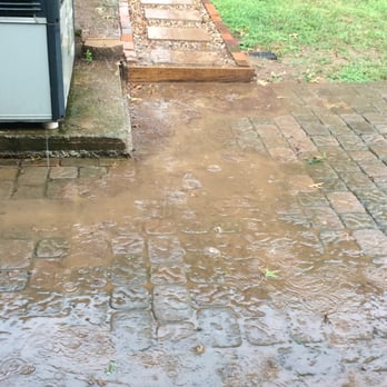Broadleaf Tree Care - water pooling due to incorrect grading - Tree Services Near Me - Portland, Tennessee