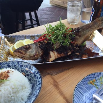 Wallflower - Whole Fried Branzino - Asian Fusion Near Me - Venice, California Wallflower - Whole Fried Branzino - Asian Fusion Near Me - Venice, California