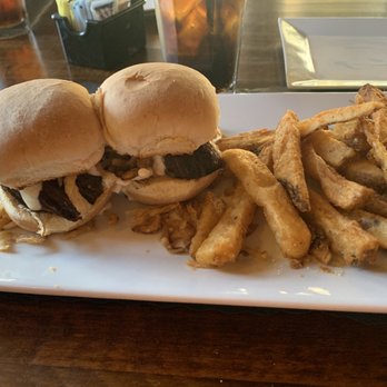 Sugar Loaf Taphouse - Filet of Beef Sliders (Three to an order - ate one already before taking this photo ) - American Near Me - Sugar Loaf, New York