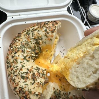 The Bagel Shack - everything bagel with egg and cheese - Bagels Near Me - San Clemente, California The Bagel Shack - everything bagel with egg and cheese - Bagels Near Me - San Clemente, California
