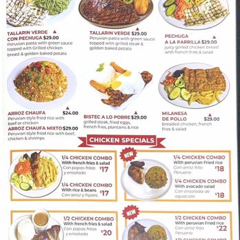Don Pollo - Menu (4/2026) - Peruvian Near Me - Mineola, New York