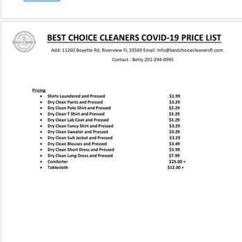 Best Choice Cleaners - Dry Cleaning Near Me - Riverview, Florida Best Choice Cleaners - Dry Cleaning Near Me - Riverview, Florida
