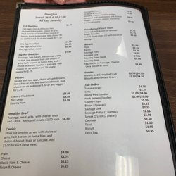 Howie's Cafe - Menu current as of Feb 2022
