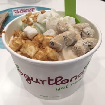 Yogurtland - NY Cheesecake, Pistachio, and Cookies N Creme - Ice Cream & Frozen Yogurt Near Me - Hayward, California Yogurtland - NY Cheesecake, Pistachio, and Cookies N Creme - Ice Cream & Frozen Yogurt Near Me - Hayward, California