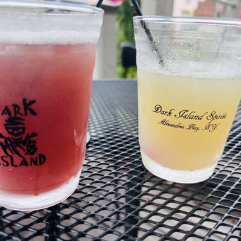 Dark Island Spirits Distillery - Left is my Blackberry Sour, which is absolutely amazing!!!! Right is Whiskey Sour, hubby says very delicious! - Beer, Wine & Spirits Near Me - Alexandria Bay, New York Dark Island Spirits Distillery - Left is my Blackberry Sour, which is absolutely amazing!!!! Right is Whiskey Sour, hubby says very delicious! - Beer, Wine & Spirits Near Me - Alexandria Bay, New York