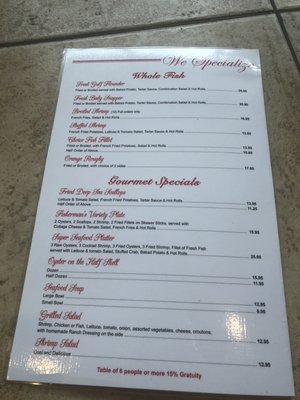 Menu photo 2 Oyster Bar Harlingen, TX Menu photo 2 Oyster Bar Harlingen, TX