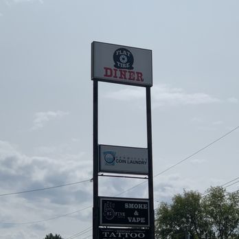 Flat Tire Diner - Outside sign - American Near Me - Old Hickory, Tennessee Flat Tire Diner - Outside sign - American Near Me - Old Hickory, Tennessee