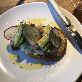 Launderette - Underwhelming crab avocado toast - New American Near Me - Austin, Texas