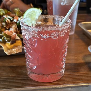 The Chicken Koop - Hibiscus Margarita with Salt Rim - New American Near Me - Whittier, California The Chicken Koop - Hibiscus Margarita with Salt Rim - New American Near Me - Whittier, California