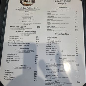 Funkheizer’s Diner - Menu - Breakfast & Brunch Near Me - Huntersville, North Carolina Funkheizer’s Diner - Menu - Breakfast & Brunch Near Me - Huntersville, North Carolina