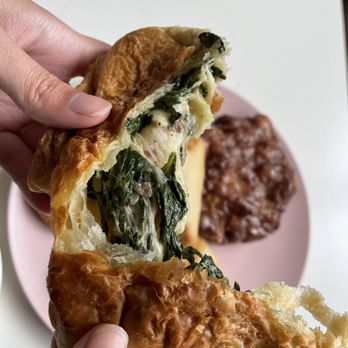 Carlock's Bakery - Spinach and mushroom croissant - Bakeries Near Me - Los Osos, California