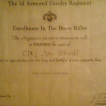 Third Cavalry Museum - Was proud to wear the crossed sabers i the 2nd Squadron 3rd ACR - Museums Near Me - Fort Hood, Texas
