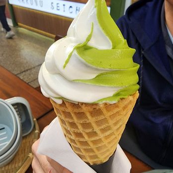 Maruwu Seicha - Matcha Hokkaido Swirl Cone, 6.50 - Coffee & Tea Near Me - San Francisco, California