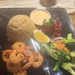 Shrimp hibachi Shrimp hibachi
