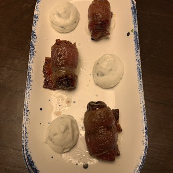 Paloma Bar de Tapas - Bacon wrapped dates Valdeon (blue cheese) mousse - Tapas Bars Near Me - Chattanooga, Tennessee