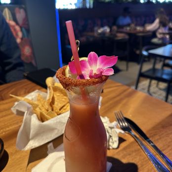Kalaveras - This was the Strawberry blended Margarita! - New Mexican Cuisine Near Me - Long Beach, California Kalaveras - This was the Strawberry blended Margarita! - New Mexican Cuisine Near Me - Long Beach, California