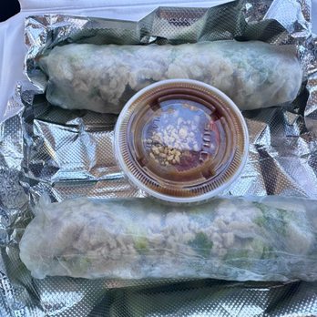 Spicy Noodle - Pork spring rolls was $1 up charge for pork - Thai Near Me - Murrieta, California Spicy Noodle - Pork spring rolls was $1 up charge for pork - Thai Near Me - Murrieta, California