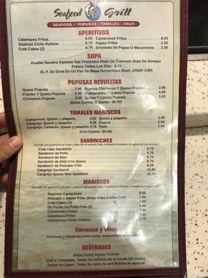 Menu photo 7 Seafood Grill Hayward, CA