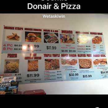Cosmic Donair & Pizza - Posted menu - Donairs Near Me - Wetaskiwin, Alberta Cosmic Donair & Pizza - Posted menu - Donairs Near Me - Wetaskiwin, Alberta
