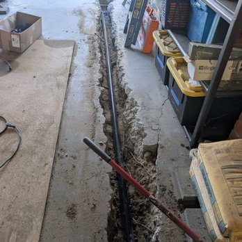 LV Plumbing - Trench for new drain line - Plumbing Near Me