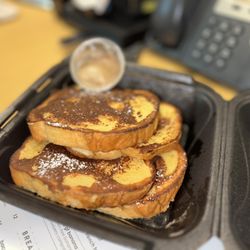 Morning Shift - Challah French toast with cinnamon butter to go