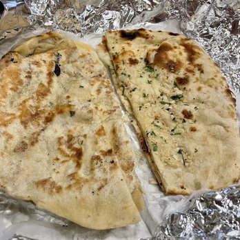 Bawarchi Indian Cuisine - Butter and Garlic Naan - Indian Near Me - Omaha, Nebraska
