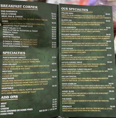 Menu photo 1 Flynn's Deli Westwood, NJ Menu photo 1 Flynn's Deli Westwood, NJ
