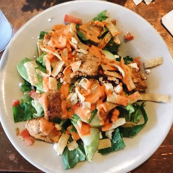Guru's Cafe - Blackened salmon salad...good but nothing special - Coffee & Tea Near Me - Provo, Utah Guru's Cafe - Blackened salmon salad...good but nothing special - Coffee & Tea Near Me - Provo, Utah