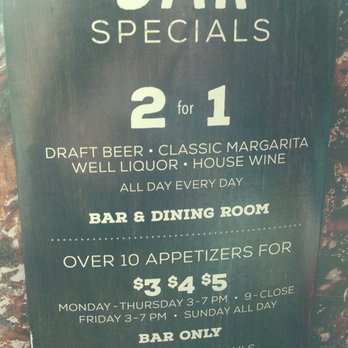 Chili's - today was told that the 'Happy Hour 2 for 1 draft beers' were limited to certain types. - Bars Near Me - Leesville, Louisiana Chili's - today was told that the 'Happy Hour 2 for 1 draft beers' were limited to certain types. - Bars Near Me - Leesville, Louisiana